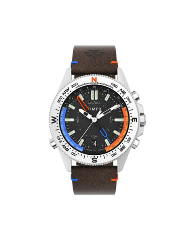 Timex Часовник Expedition North Tide-Temp-Compass TW2V64400 Кафяв