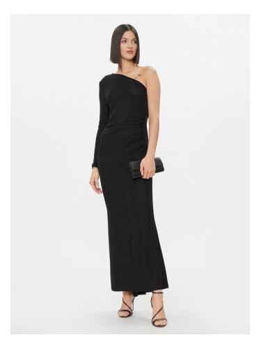 Please Официална рокля A1XPBFT000 Черен Slim Fit
