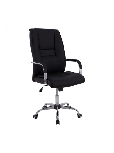 Мениджърски стол черен цвят