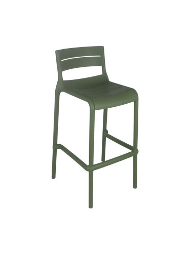 Бар стол 65 см - зелен цвят