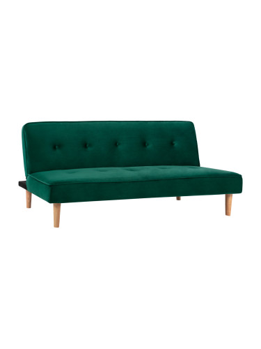 Разтегателен диван зелен цвят