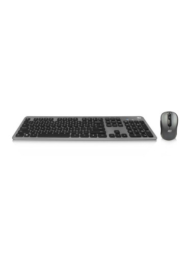 Комплект клавиатура и мишка ACT AC5710, безжични, 1600dpi, USB, черни