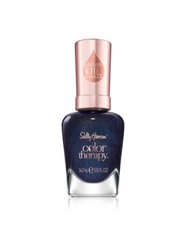 Sally Hansen Color Therapy подхранващ лак за нокти цвят 455 Time For Blue 14.7 мл.