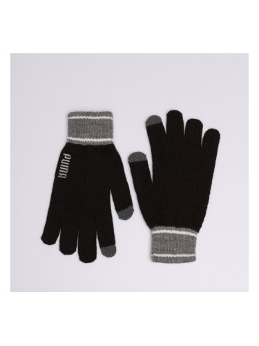Puma Ръкавици Puma Knit Gloves дамски Аксесоари Ръкавици 041772 01 Черен
