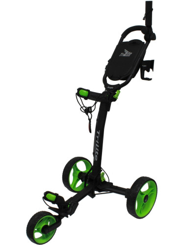 Axglo TriLite Black/Green Ръчна количка за голф