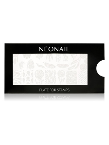 NEONAIL Stamping Plate шаблони за нокти тип 04 1 бр.