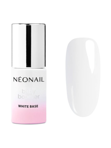 NEONAIL Baby Boomer Base основен лак за нокти с гел цвят White 7,2 мл.