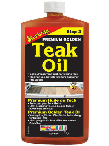 Star Brite Premium Golden Teak Oil 3,79 L Препарат за тиково дърво