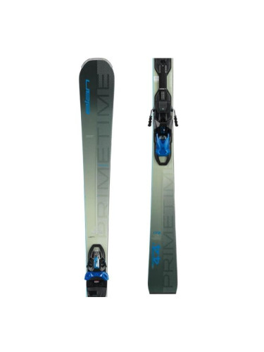 Elan PRIMETIME 44+ FUSION X + EMX 12 GW Ски за ски спускане, тъмнозелено, размер