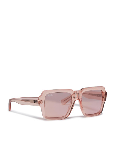 Слънчеви очила Ray-Ban 0RB4408 Transparent Pink 67286X