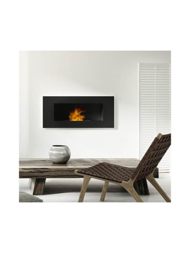 DELTA3/TUV - Вграден био камина DELTA3 40x120 см 3x1,1kW черна