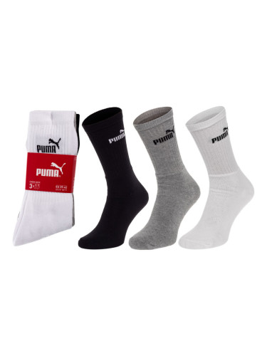 Puma Man's 3Pack Socks 883296 White/Black/Grey