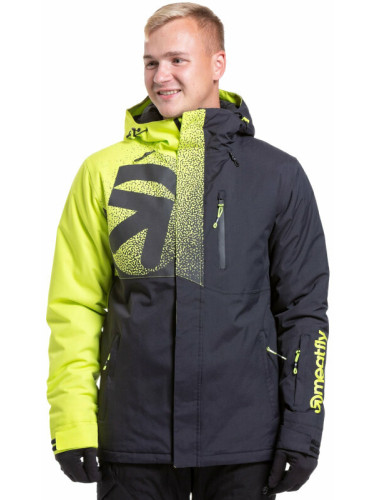 Meatfly Shader Mens SNB and Ski Jacket Acid Lime/Black XL Ски яке