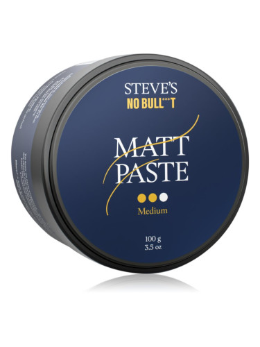 Steve's Hair Paste Medium стилизираща паста за мъже Sandalwood 100 гр.