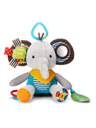 Skip Hop Bandana Buddies Elephant играчка за подреждане с гризалка за деца от раждането им 1 бр.