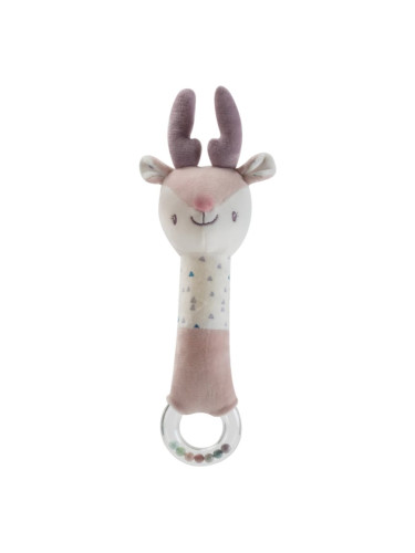 Petite&Mars Squeaky Toy with Rattle писукаща играчка с дрънкалка Deer Suzi 1 бр.