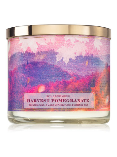 Bath & Body Works Harvest Pomegranate ароматна свещ 411 гр.