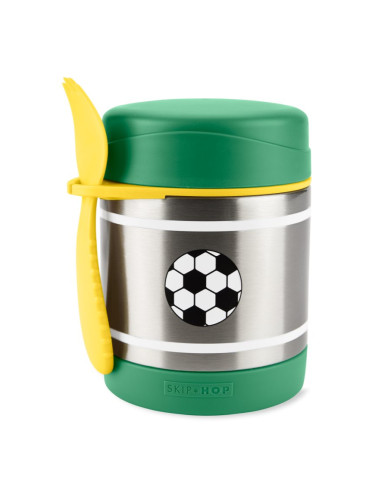 Skip Hop Spark Style Food Jar термос за храна Football 3 y+ 325 мл.