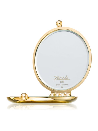 Janeke Gold Line Golden Double Mirror козметично огледалце Ø 65 mm 1 бр.