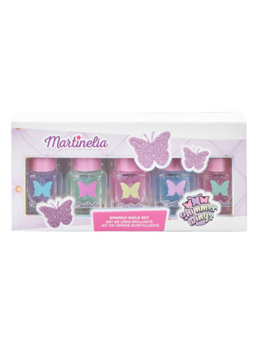 Martinelia Shimmer Wings Nail Polish Set комплект лак за нокти за деца 5x5 мл.