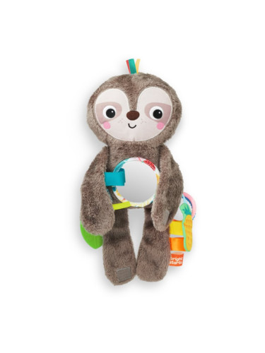 Bright Starts Slingin 'Sloth Travel Buddy контрастна играчка за окачане 3 m+ 1 бр.