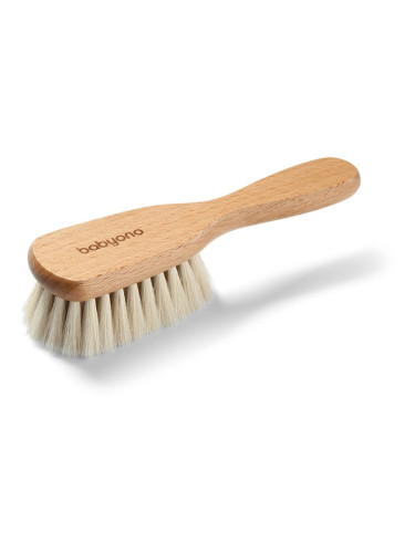 BabyOno Take Care Brush with Natural Bristles Четка за коса за деца от раждането им 1 бр.