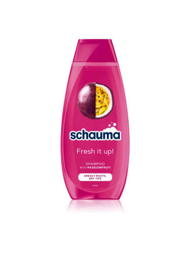 Schwarzkopf Schauma Fresh it up! освежаващ шампоан за мазен скалп и сухи краища 400 мл.