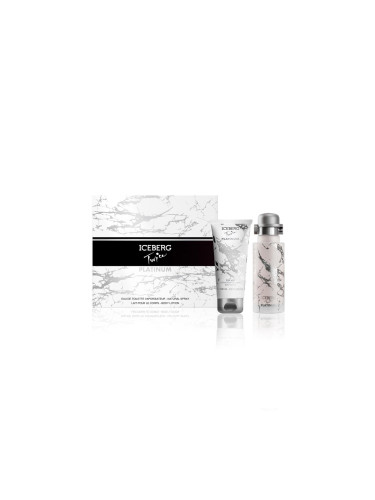 Iceberg Twice Platinum Подаръчен комплект EDT 125 ml + лосион за тяло 100 ml