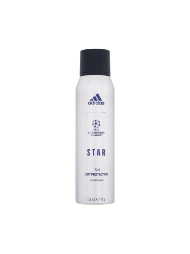 Adidas UEFA Champions League Star 72H Антиперспирант за мъже 150 ml
