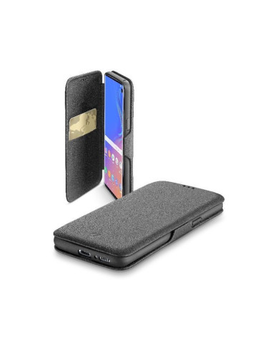 Калъф за Samsung Galaxy S10, Cellular Line Book Clutch, flip wallet, синтетична кожа, черен