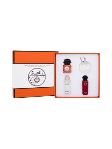 Hermes Women's Perfumes Discovery Set Подаръчен комплект EDP Twilly d´Hermes 7,5 ml + EDT Un Jardin Sur Le Nil 7,5 ml + EDC Eau De Rhubarbe Écarlate 7,5 ml + EDT Eau Des Merveilles 7,5 ml