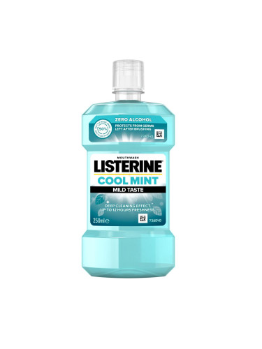 Listerine Cool Mint Mild Taste Mouthwash Вода за уста 250 ml