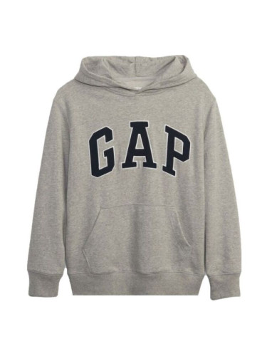 GAP V-FRC FT NEW CAMPUS LOGO HOOD Суитшърт за момчета, сиво, размер