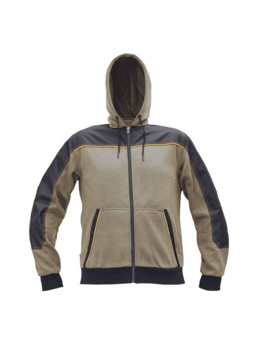 CERVA CREMORNE Мъжки суитшърт, бежово, размер XXL