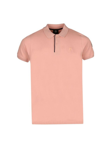 FUNDANGO MOLTON POLOSHIRT Мъжка тениска с яка, розово, размер