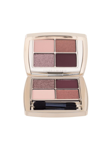 Estée Lauder Pure Color Envy Luxe Eyeshadow Quad Сенки за очи за жени 6 g Нюанс 03 Aubergine Dream