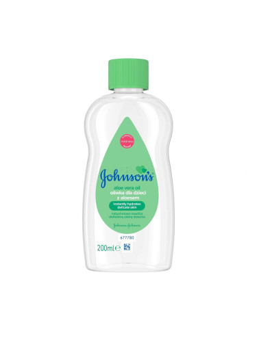 Johnson´s Baby Oil Aloe Vera Масло за тяло за деца 200 ml