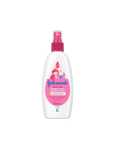 Johnson´s Shiny Drops Kids Conditioner Spray Балсам за коса за деца 200 ml