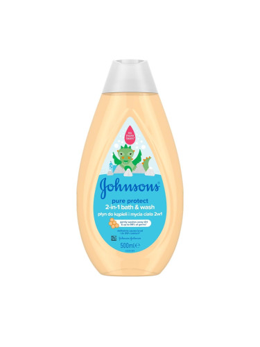 Johnson´s Kids Pure Protect 2-in-1 Bath & Wash Душ гел за деца 500 ml
