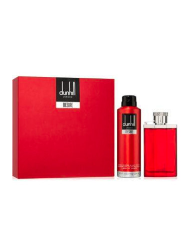 Dunhill Desire/red/ Мъжки комплект EDT Тоалетна вода 100 ml Deo body spray Дезодорант 226 ml                                                          