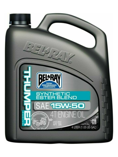 Bel-Ray Thumper Racing Synthetic Ester Blend 4T 15W-50 4L Моторно масло