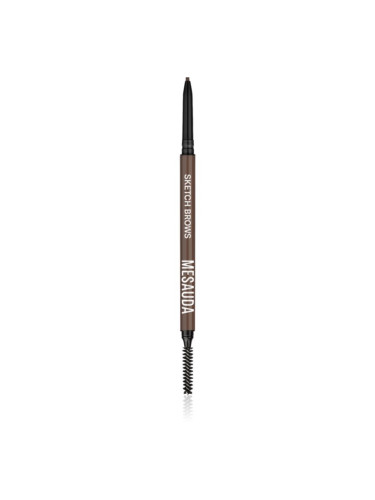 Mesauda Milano Sketch Brows автоматичен молив за вежди с четка цвят 103 Auburn 0,09 гр.