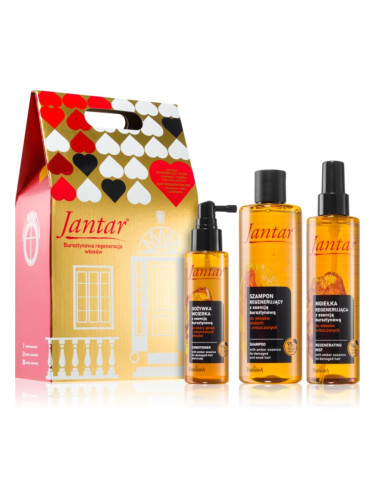 Farmona Jantar Damaged Hair подаръчен комплект За коса 3 бр.