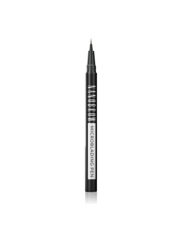 Nanobrow Microblading Pen прецизна водоустойчива очна линия за вежди цвят Dark Brown 1 мл.