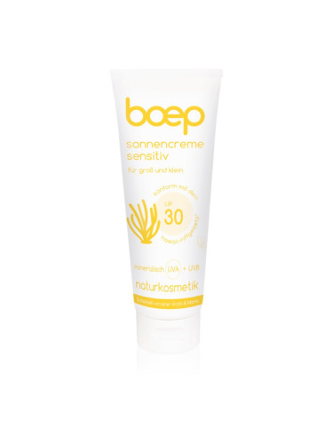Boep Natural Sun Cream Sensitive крем за тен за деца SPF 30 100 мл.