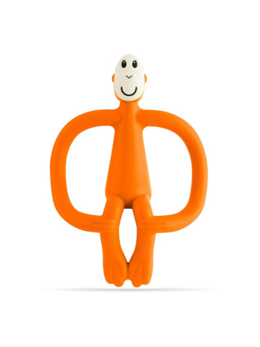 Matchstick Monkey Teething Toy and Gel Applicator гризалка с четка 2 в 1 Orange 1 бр.