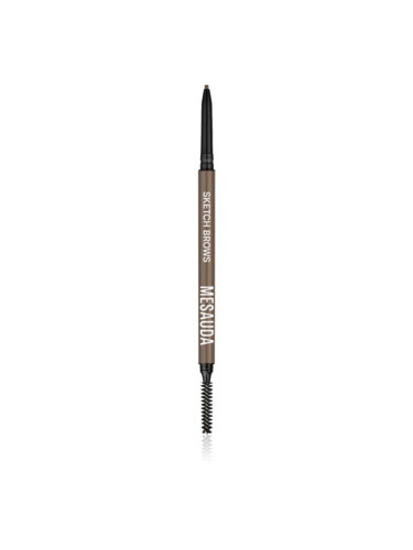 Mesauda Milano Sketch Brows автоматичен молив за вежди с четка цвят 101 Blonde 0,09 гр.