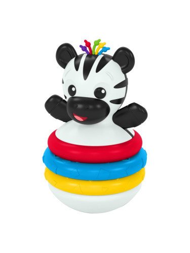 Baby Einstein Stack & Wobble Zen Zebra играчка с гризалка 3 m+ 1 бр.