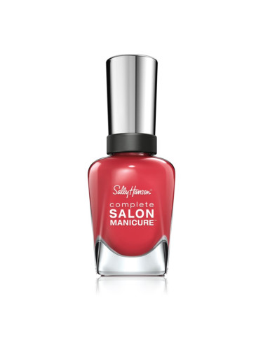 Sally Hansen Complete Salon Manicure подсилващ лак за нокти цвят 281 Scarlet Lacquer 14.7 мл.