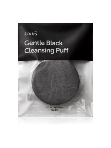 Klairs Gentle Black Cleansing Puff почистваща гъбичка за лице 1 бр.